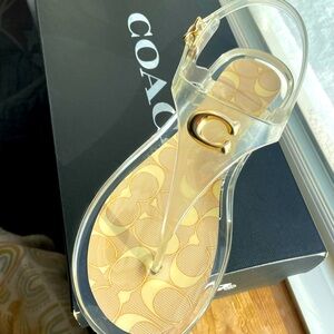 COACH sandals size 6!